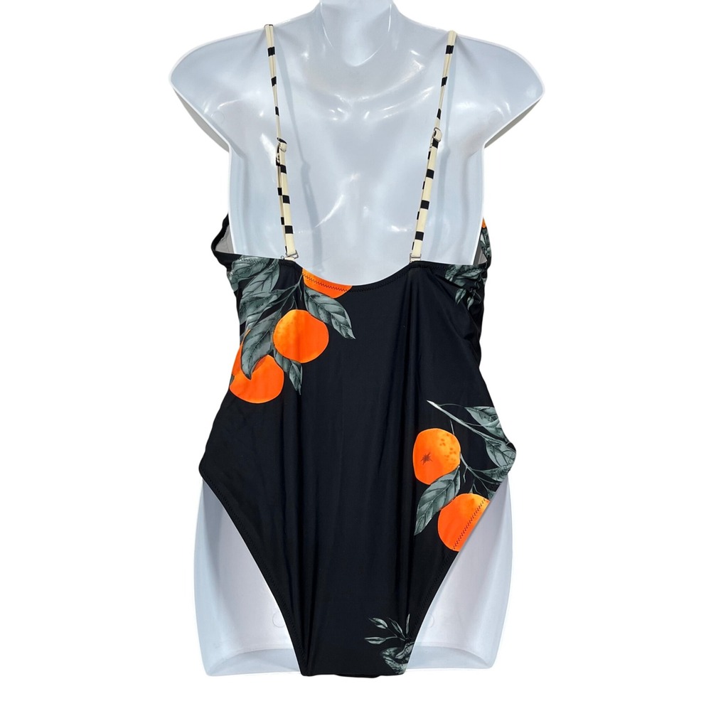 Cupshe Orange Angel Print One-piece Swimsuit Size Large‎ - Picture 3 of 5